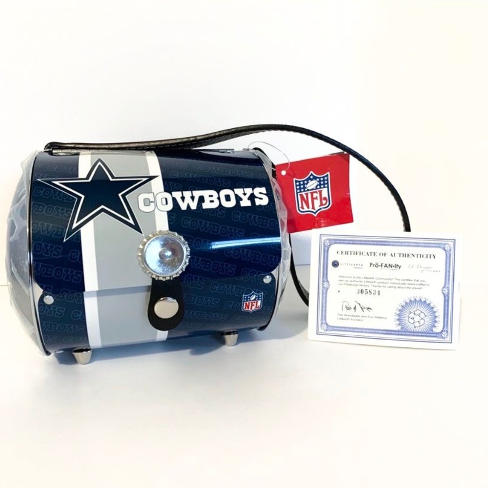Dallas Cowboys Little Earth NFL Cylinder Cyclone Handbag